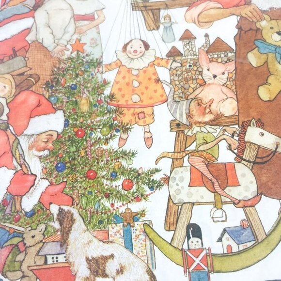 Vintage Current Inc Paper Christmas Gift Wrap Set New 1980s Ephemera - Picture 5 of 5